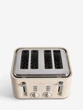 Cream Bronx 4 Slice Toaster