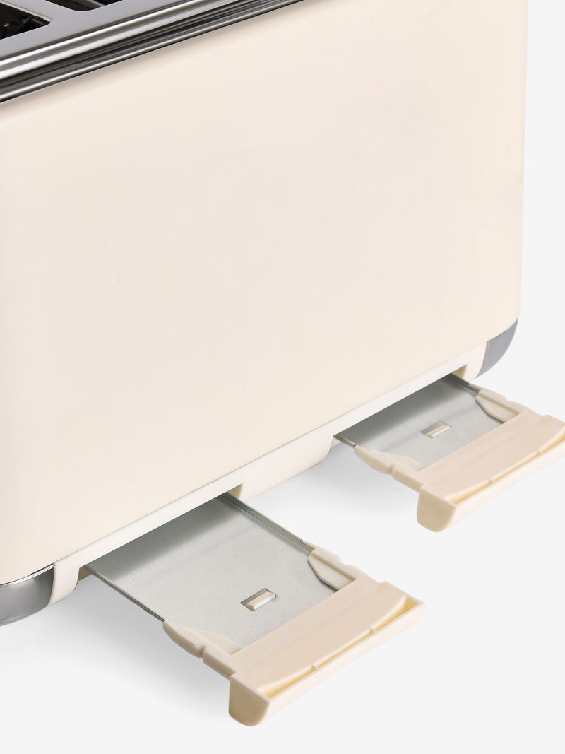 Cream Bronx 4 Slice Toaster