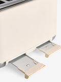 Cream Bronx 4 Slice Toaster