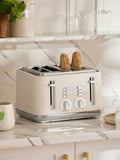 Cream Bronx 4 Slice Toaster