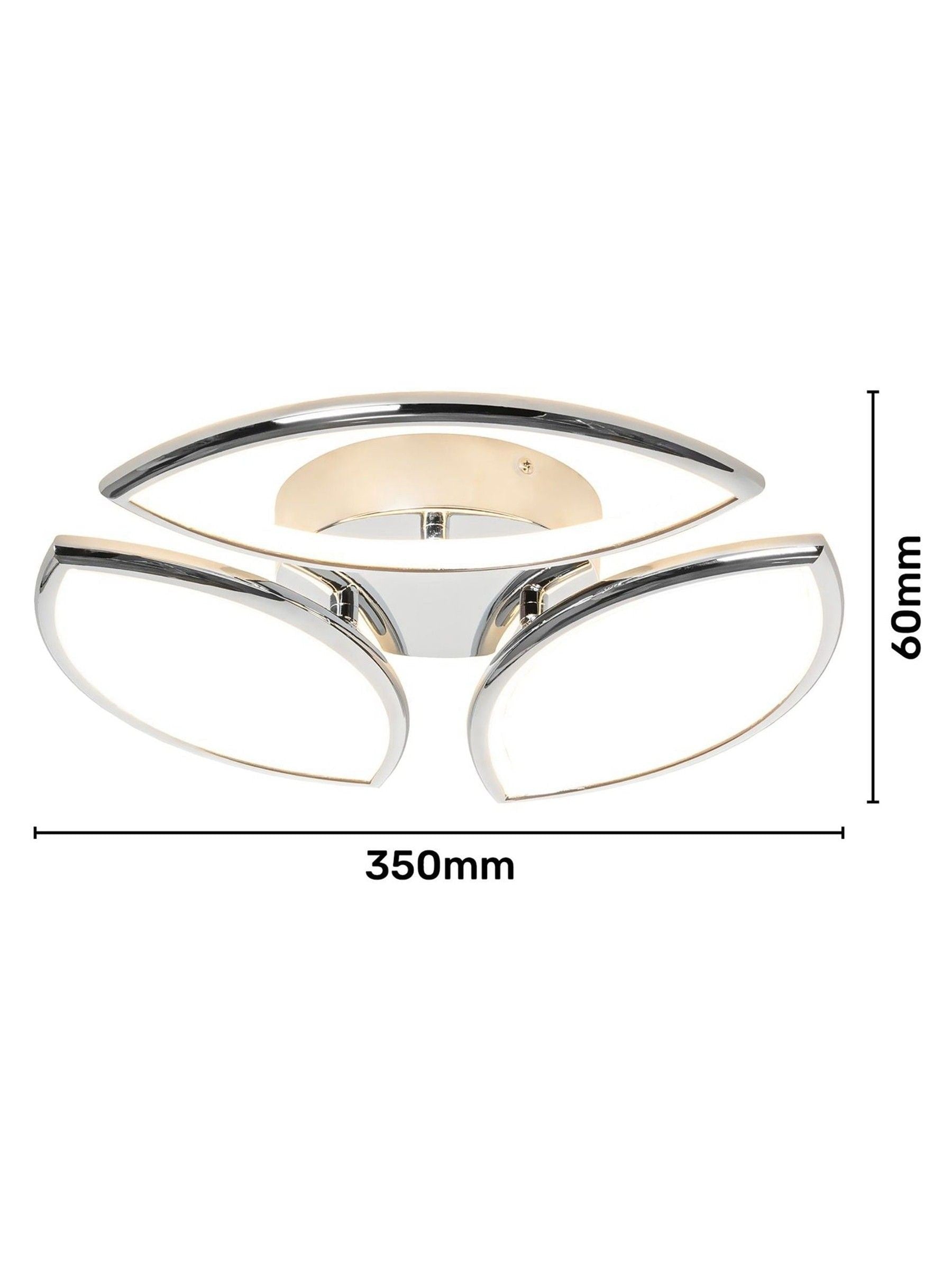 BHS Denver 3 LED bathroom light 35cm, imported from the UK