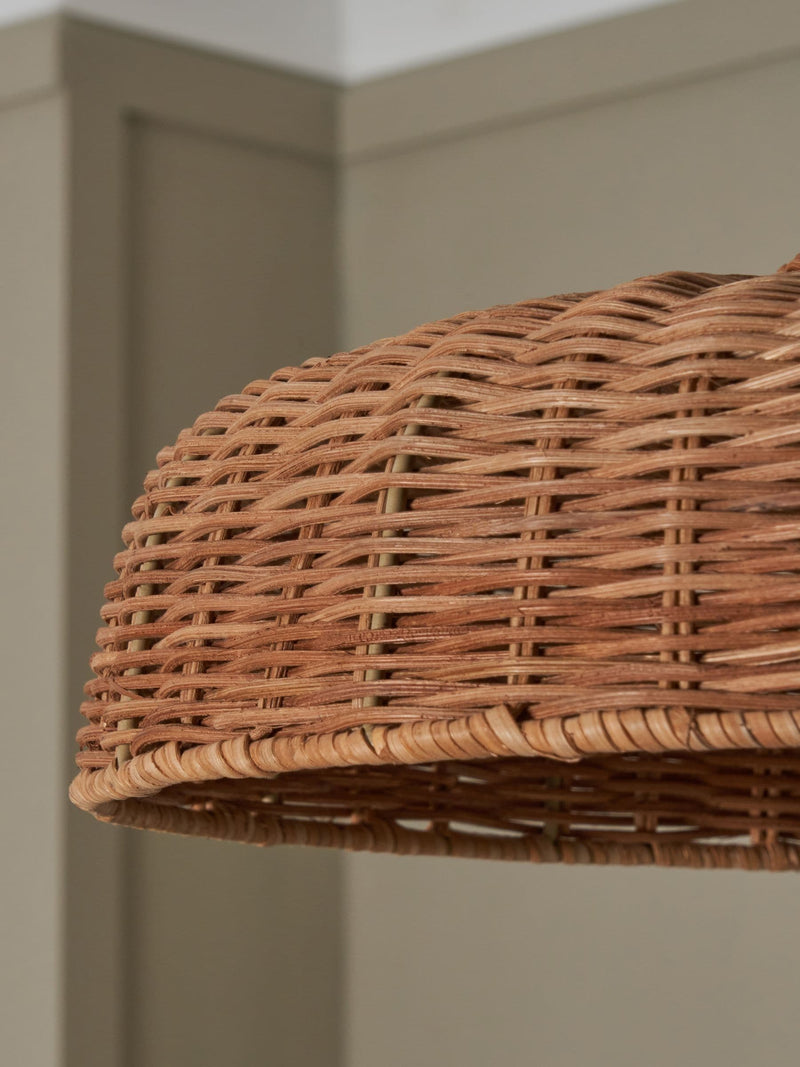 BHS Natural Bali Rattan ceiling light 40cm - British product