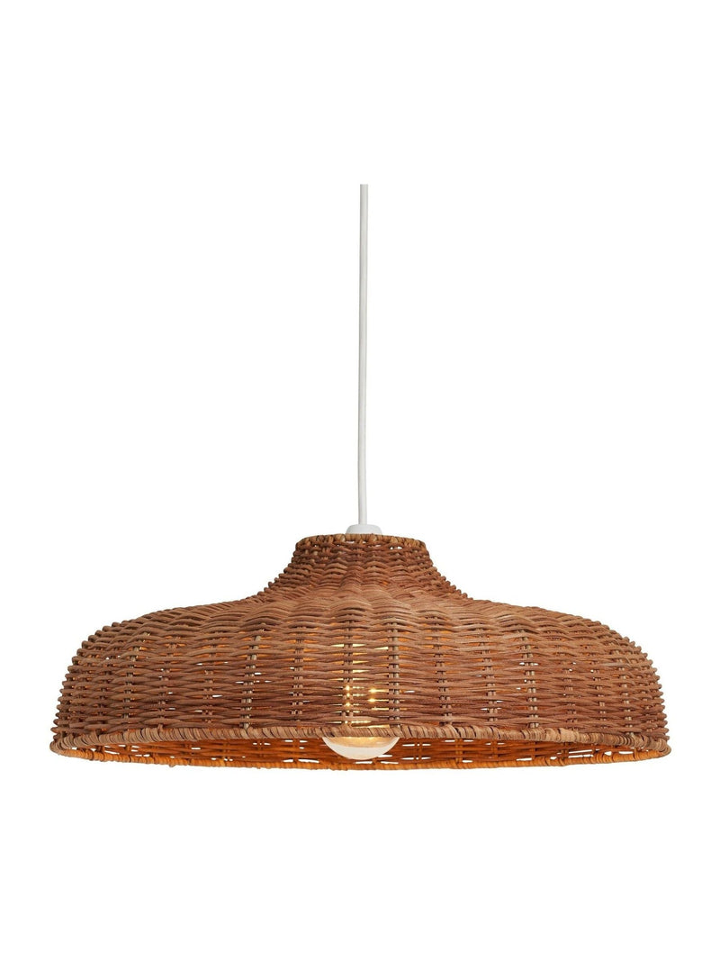 BHS Natural Bali Rattan ceiling light 40cm - British product