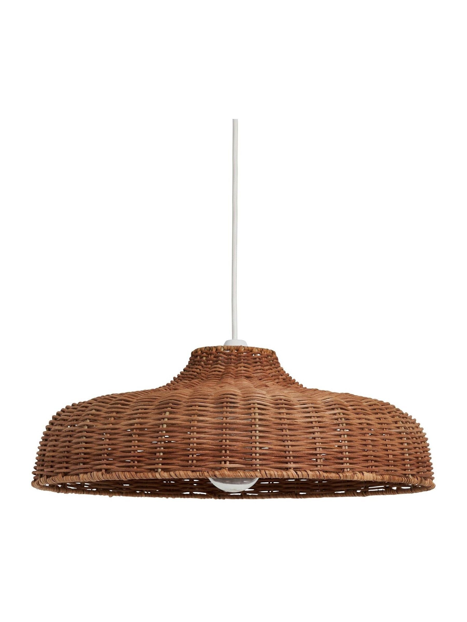 BHS Natural Bali Rattan ceiling light 40cm - British product
