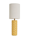 BHS yellow Halden lamp with cylinder shade (British brand)