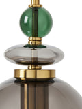BHS Seline pendant light in brass and green - British product