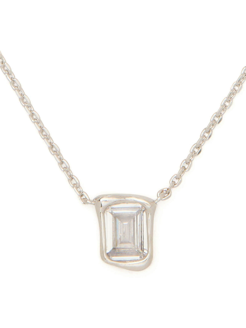 Kate Spade silver molten glass pendant necklace, UK version