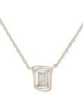 Kate Spade silver molten glass pendant necklace, UK version