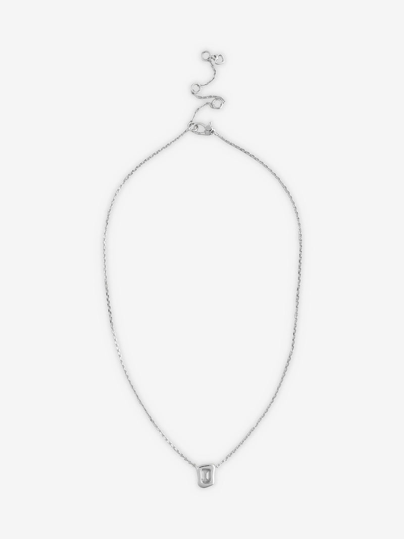 Kate Spade silver molten glass pendant necklace, UK version