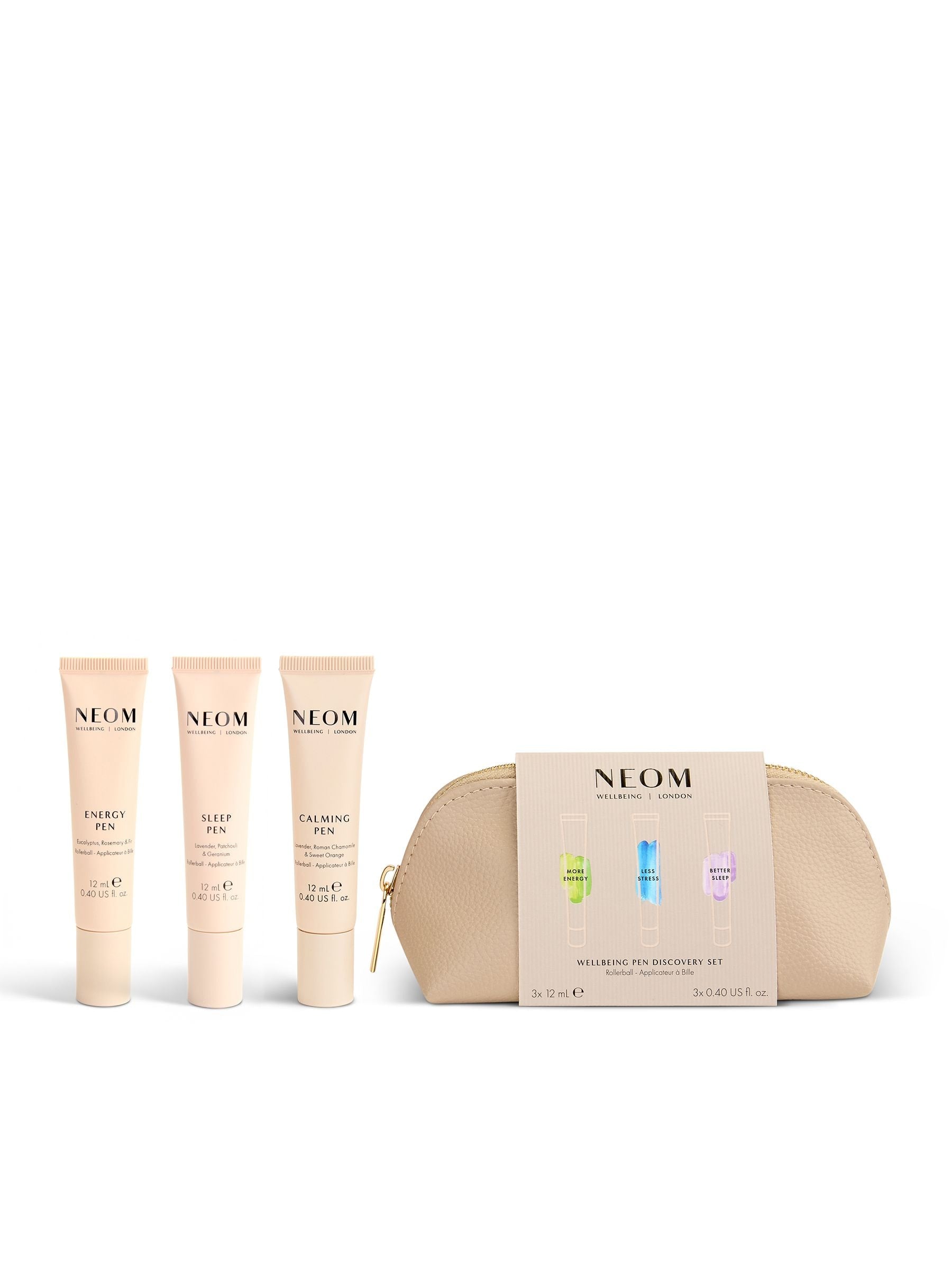 Neom wellbeing pens discovery set 12ml each imported from the UK