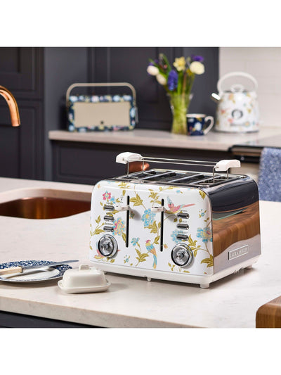 Grille-pain 4 tranches Laura Ashley Elveden White Next - Acheter en ligne chez McGrocer