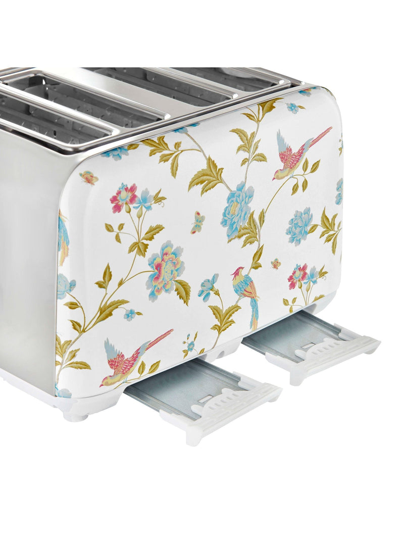 Laura Ashley Elveden White 4-Slice Toaster, UK version