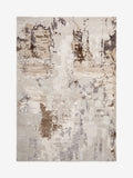 Elena abstract rug champagne gold neutral tones (British brand)