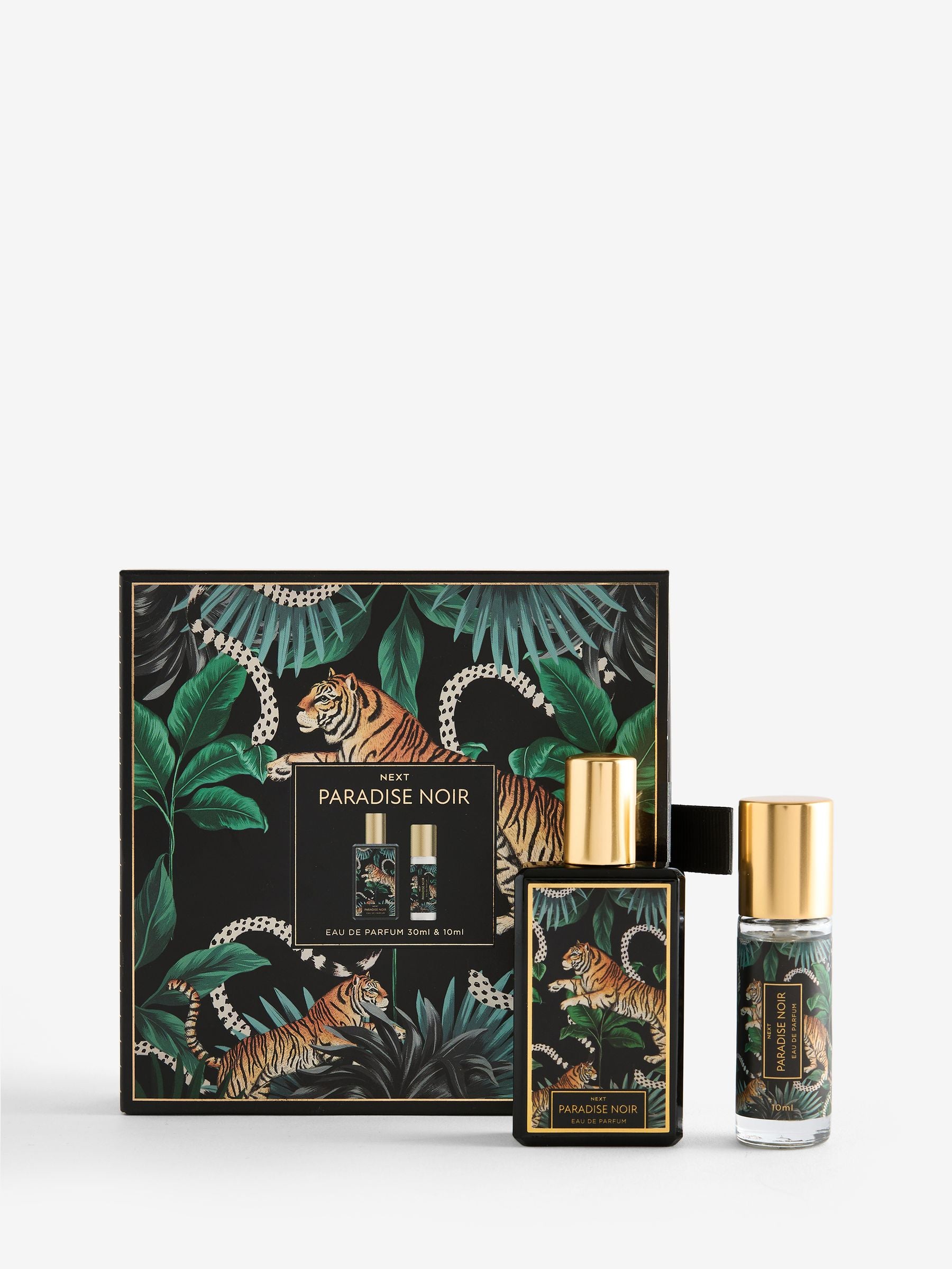 Paradise Noir perfume gift set 30ml and 10ml (British brand)