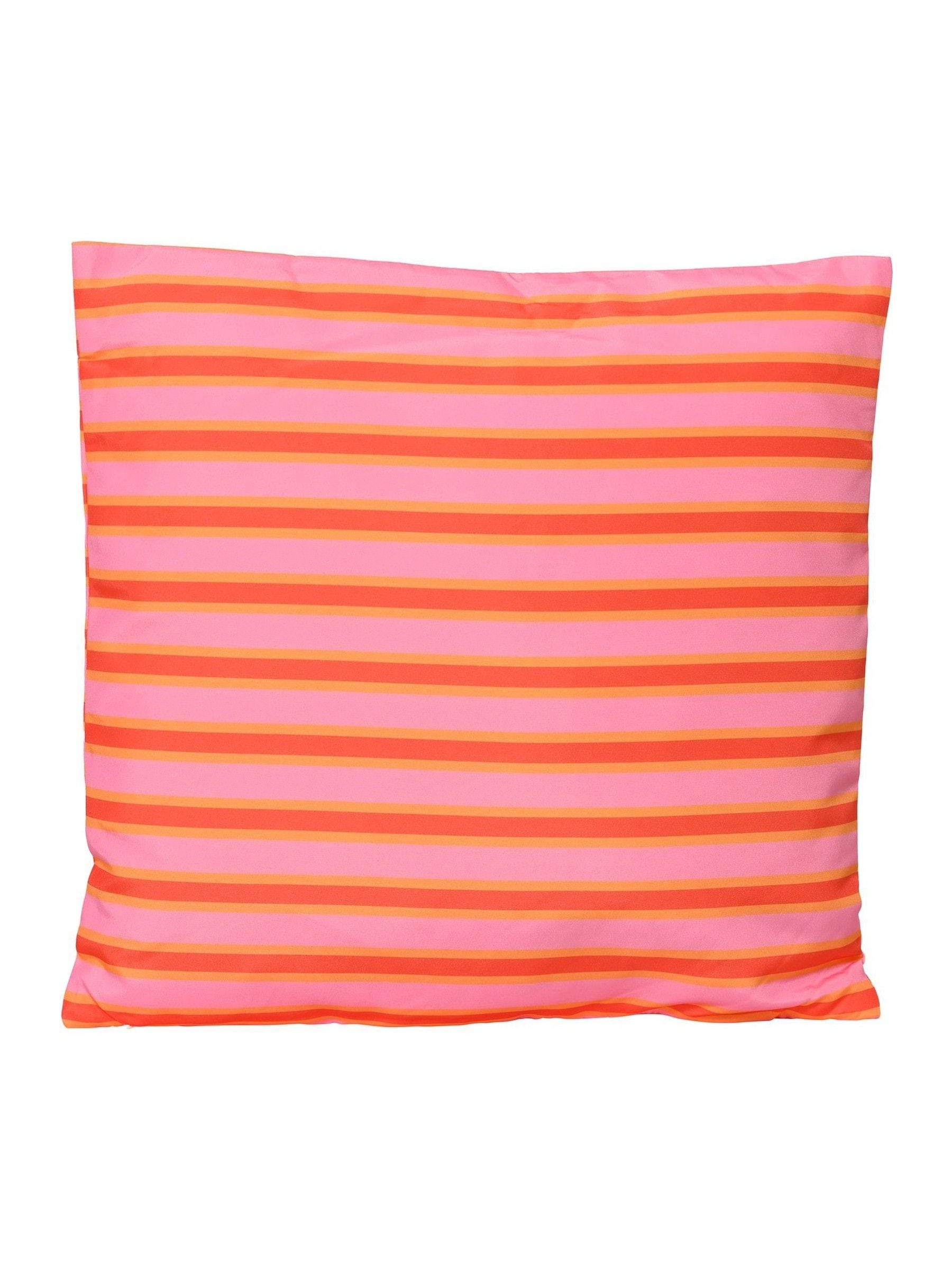 Decoris striped outdoor cushion 45x45 cm, imported from the UK