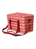 Decoris striped cool bag backpack (British brand)