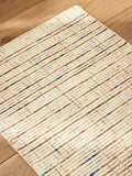 Multi abstract tufted rug runner (British brand)