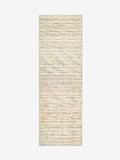 Multi abstract tufted rug runner (British brand)
