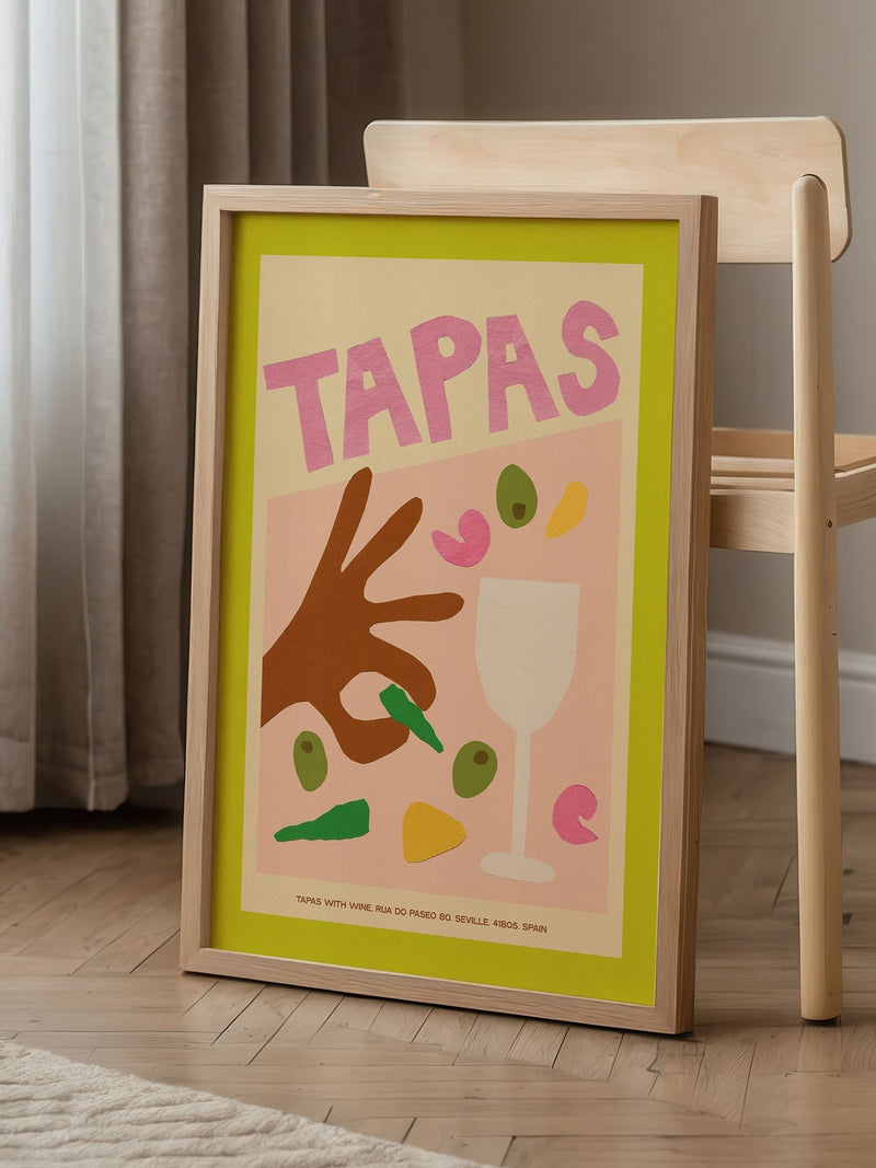 We Are Proper Good Multi Tapas Art Print (British brand)