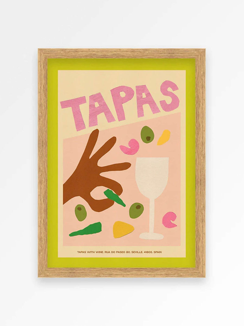 We Are Proper Good Multi Tapas Art Print (British brand)