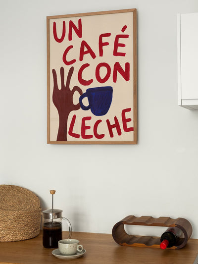 Impression d'art We Are Proper Good Red Un Café Con Leche