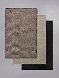 Bobble bath mat set 3 pack black and natural, UK version