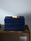 The Set sage green popcorn textured hand towels 4 pack, UK version