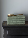 The Set sage green popcorn textured hand towels 4 pack, UK version