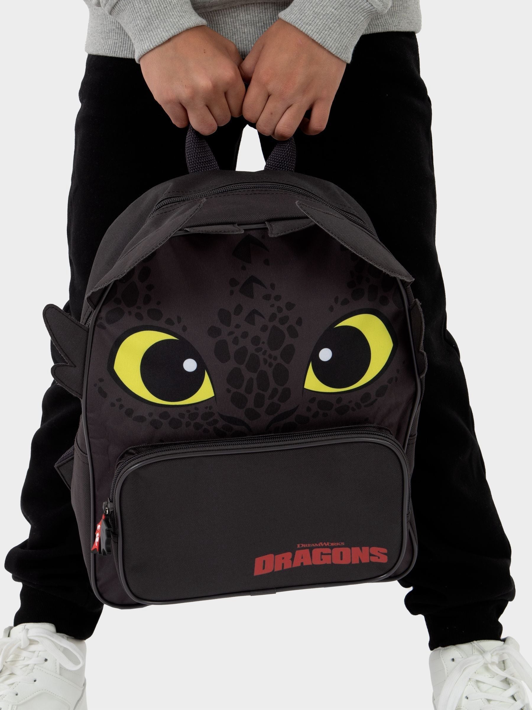DreamWorks How to Train Your Dragon Toothless kids backpack with 3D ears, imported from the UK