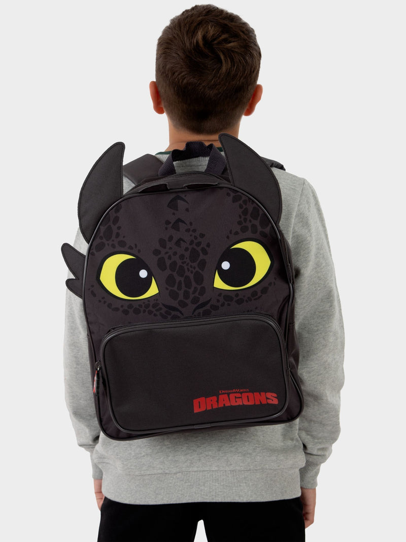DreamWorks How to Train Your Dragon Toothless kids backpack with 3D ears, imported from the UK