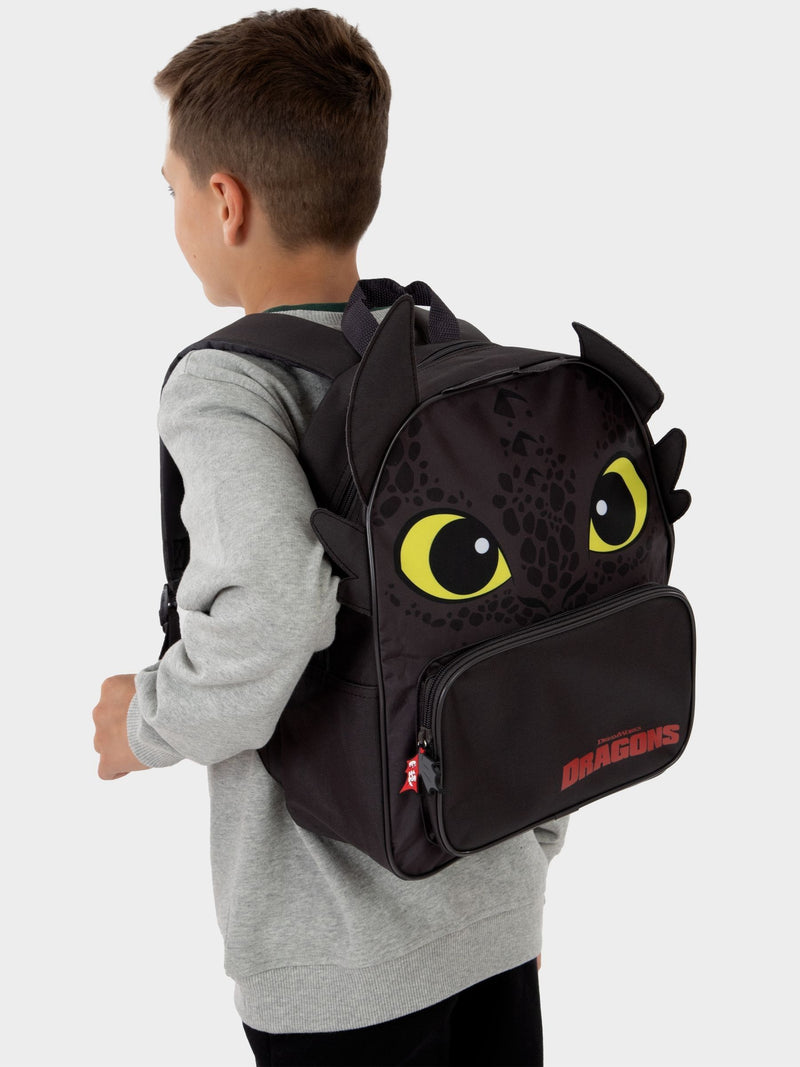 DreamWorks How to Train Your Dragon Toothless kids backpack with 3D ears, imported from the UK