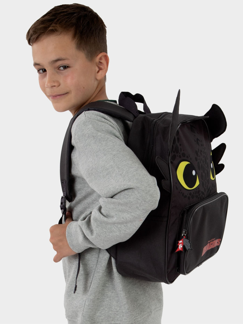 DreamWorks How to Train Your Dragon Toothless kids backpack with 3D ears, imported from the UK