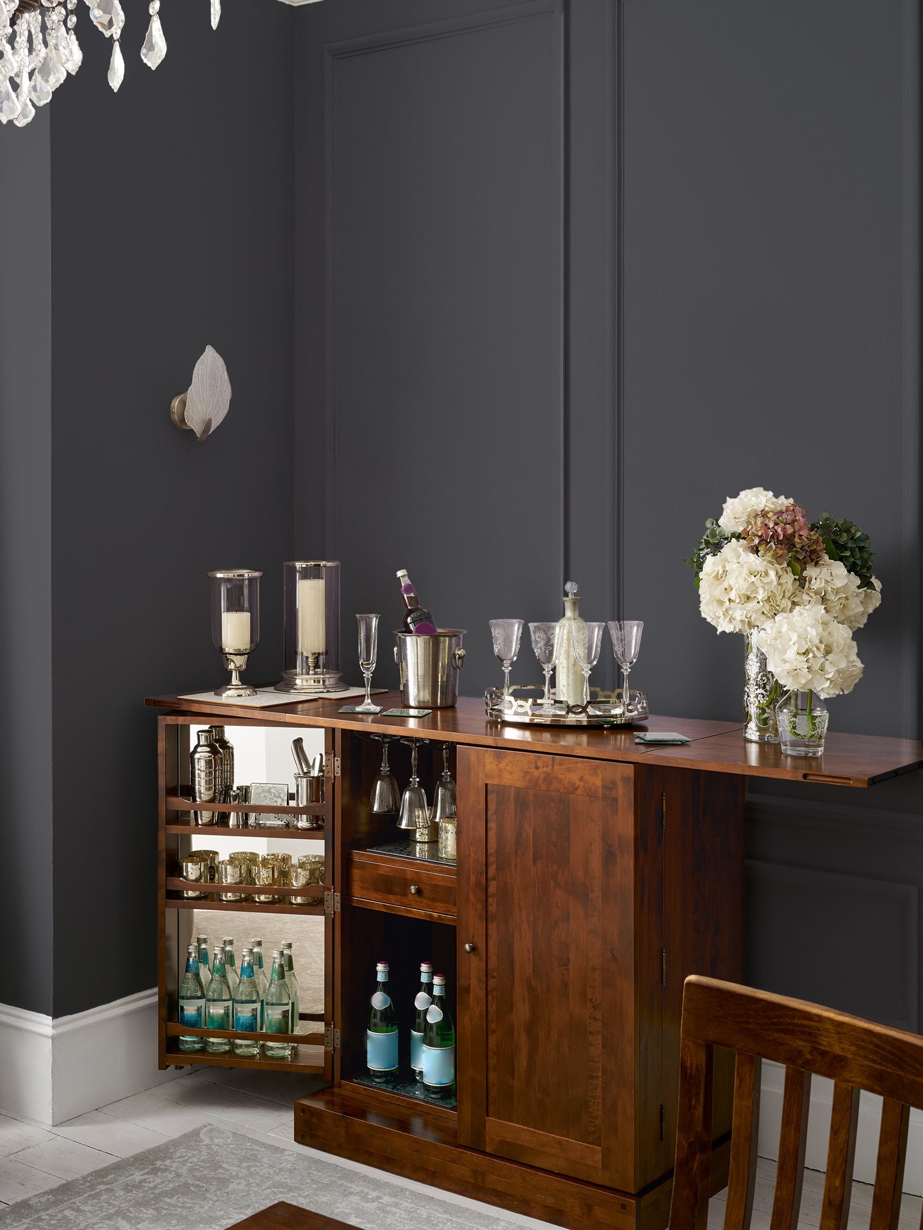 Laura Ashley Charcoal Matt Emulsion Peel & Stick Paint Sample