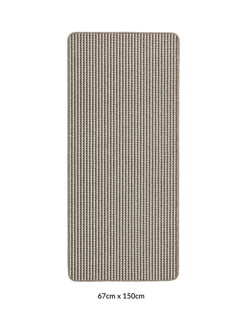 My Mat Twist Stripe Runner in natural - British product