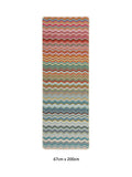 My Mat Candy Rainbow Zig Zag runner 200x67cm - British product