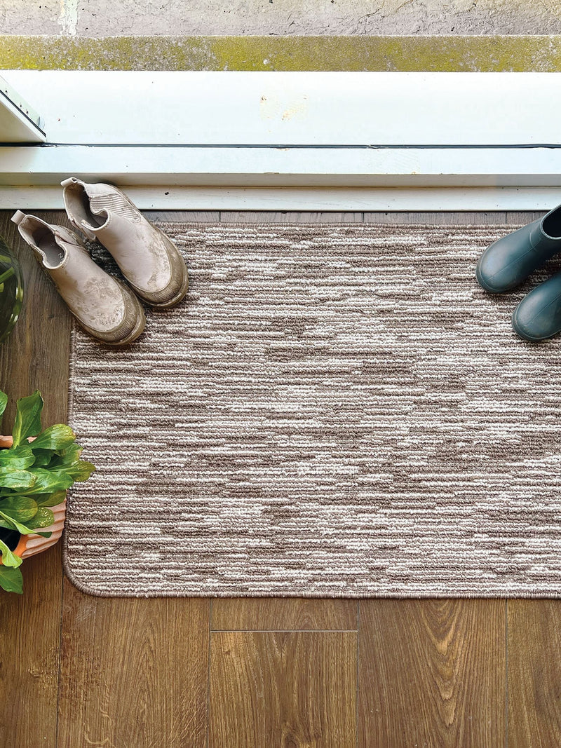My Mat stone broken stripe mat, imported from the UK