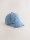 children's blue scarf back cap 3-16 years, imported from the UK