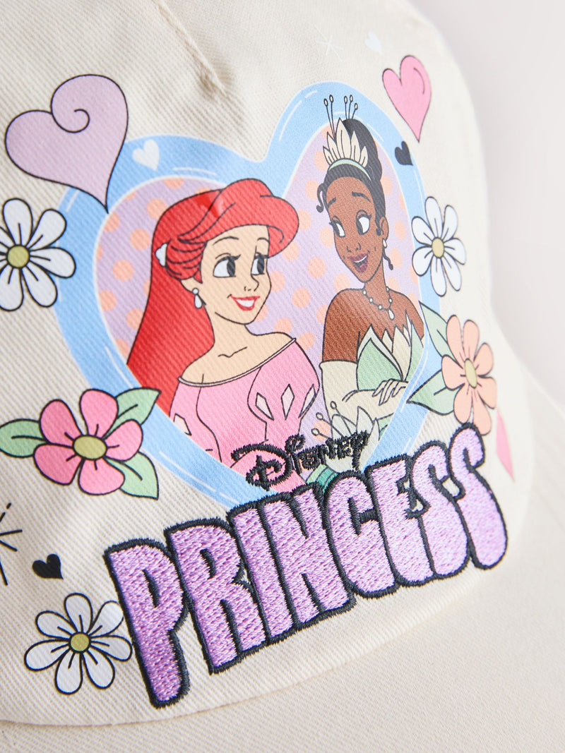 Cream Disney Princess baseball cap for kids 1-10yrs - British product