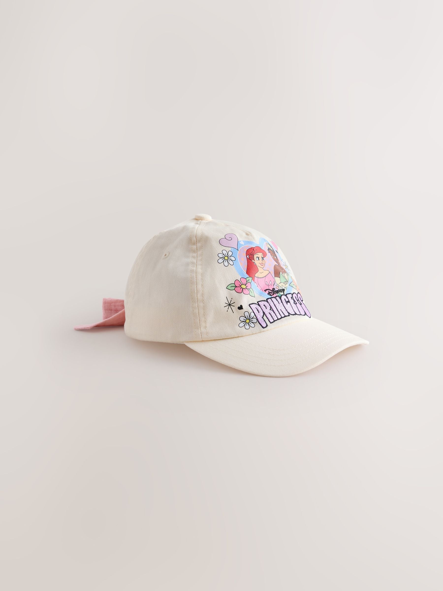 Cream Disney Princess baseball cap for kids 1-10yrs - British product
