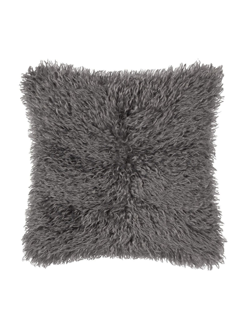 Furn Grey Rowan faux fur cushion 50x50cm, UK version