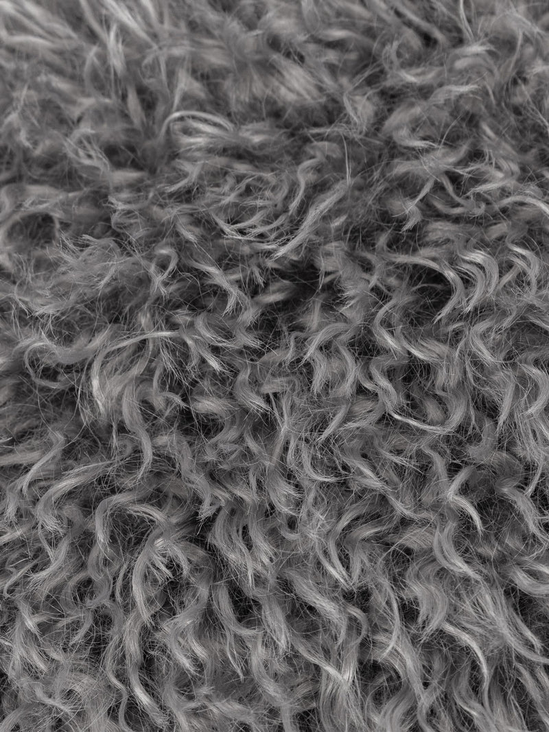 Furn Grey Rowan faux fur cushion 50x50cm, UK version