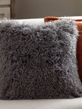 Furn Grey Rowan Faux Fur Cushion