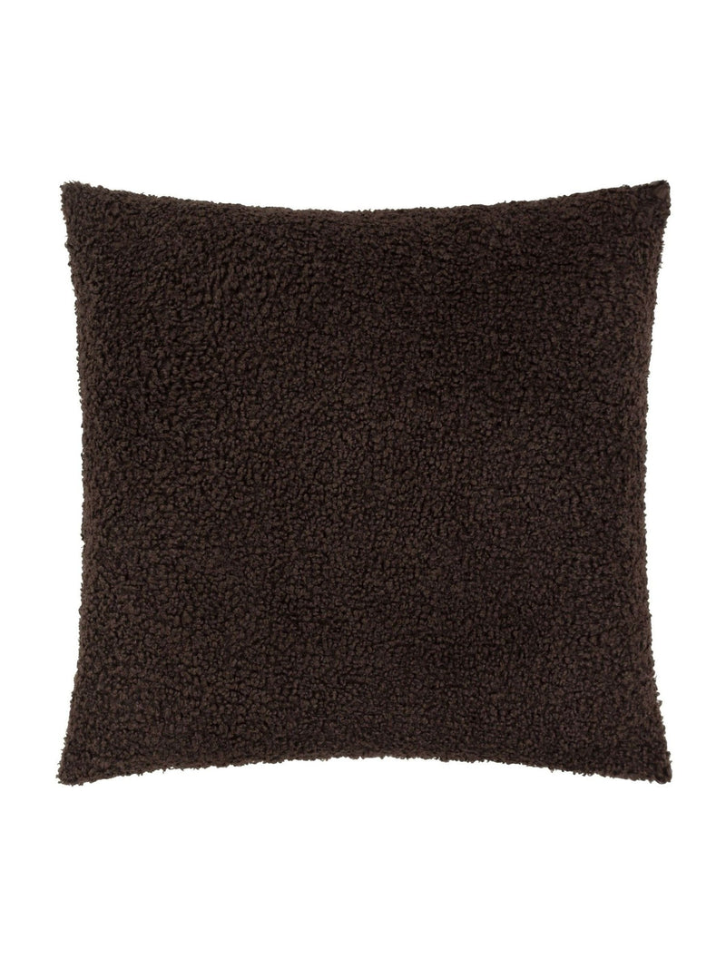Yard Chocolate Brown Cabu Chunky Boucle Cushion