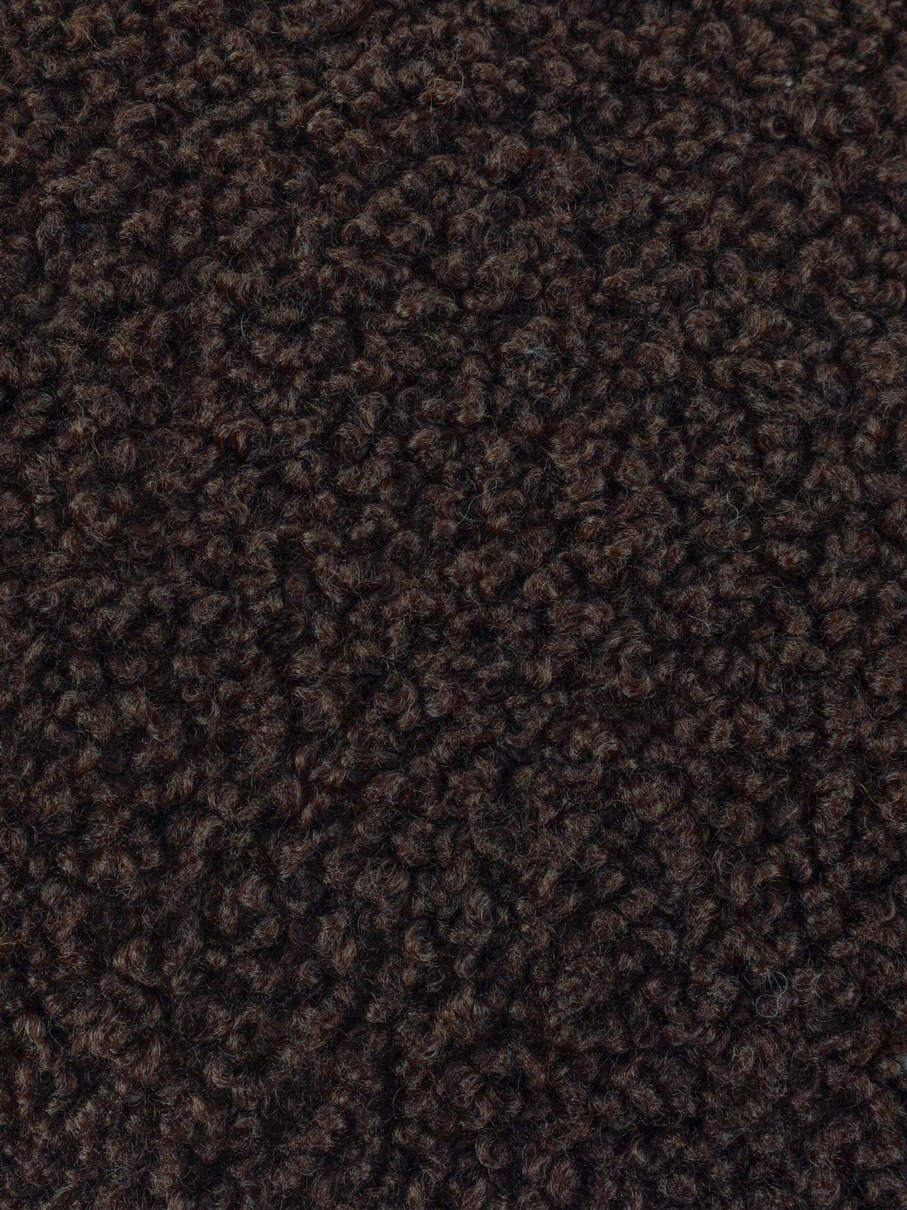 Yard Chocolate Brown Cabu Chunky Boucle Cushion
