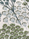 Wylder Thyme/Mineral Green Ophelia Floral Jacquard Cushion