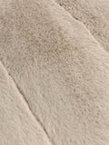 Paoletti Oatmeal Empress faux fur cushion - British product