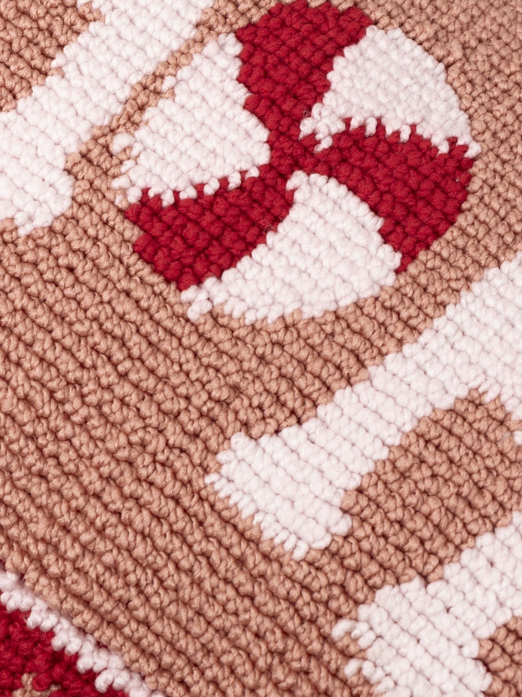 Furn red candy fa la la Christmas cushion 50cm, UK version