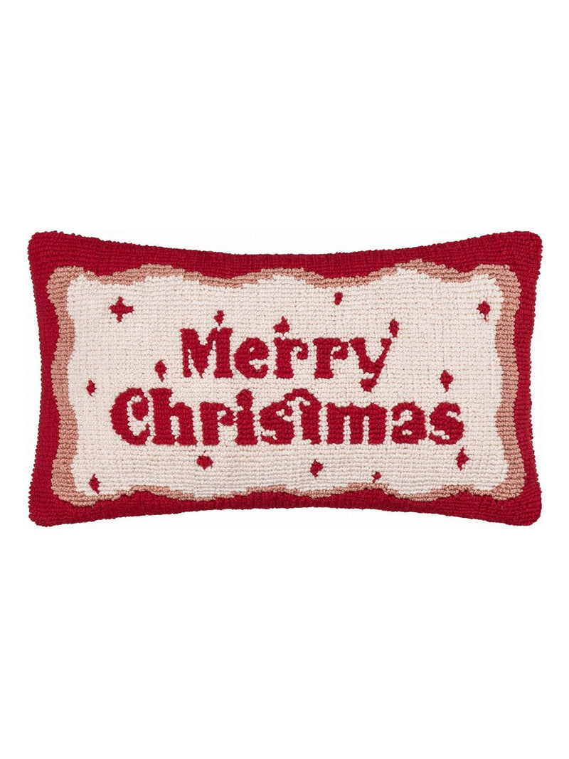 Furn Candy Merry Christmas tufted cushion, imported from the UK