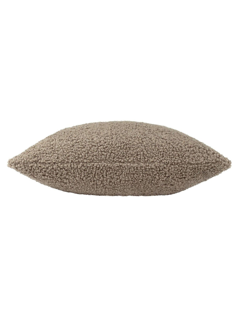 Yard Taupe Brown Cabu Chunky Boucle Cushion