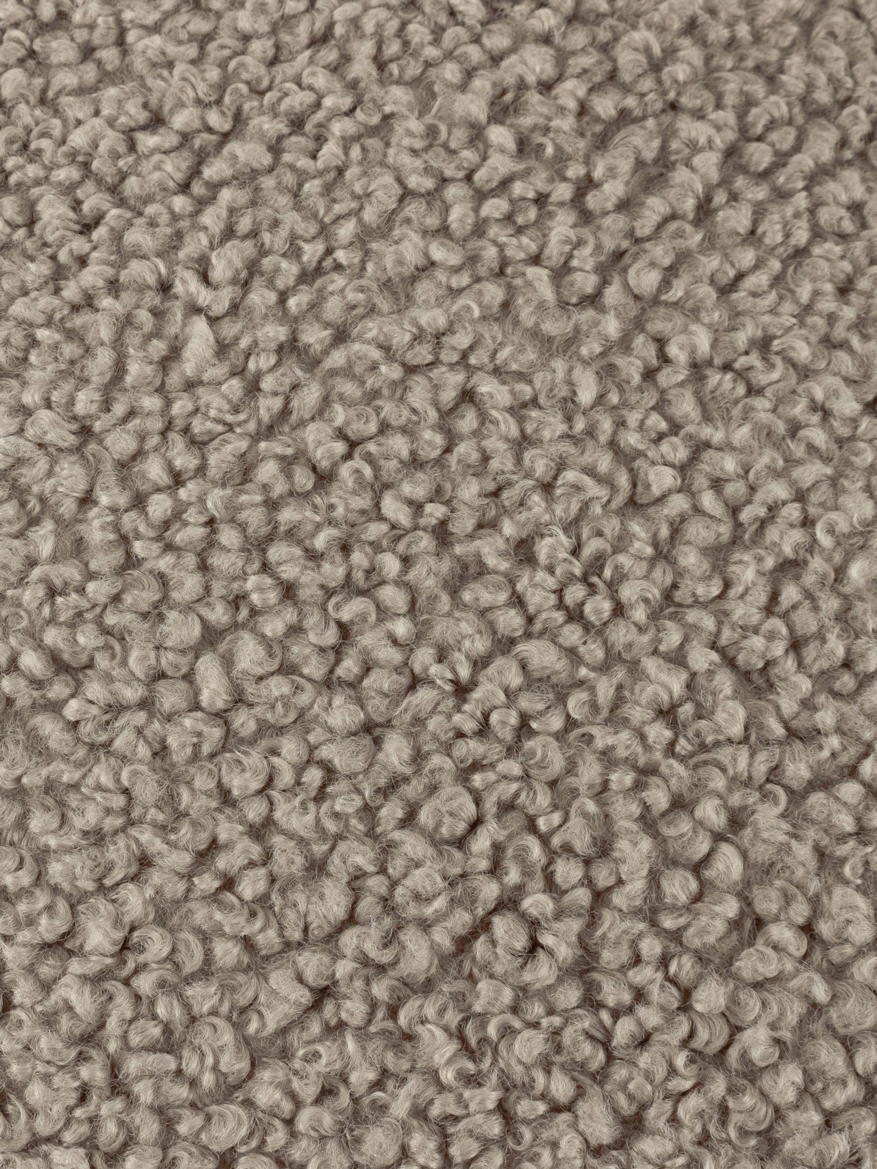 Yard Taupe Brown Cabu Chunky Boucle Cushion